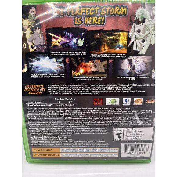 Naruto Shippuden Ultimate Ninja Storm 4 Xbox One Video Game (Microsoft, 2016) - Picture 3 of 6